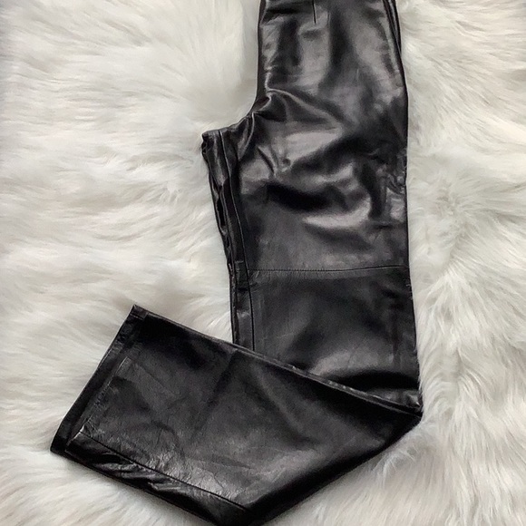 DANIER Luxe 💯% Leather Pants (size 8) - Picture 3 of 15